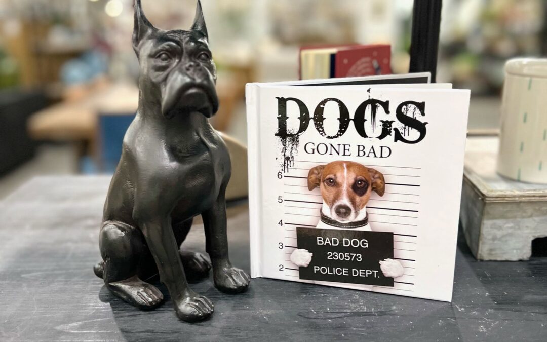 dogs book and a dog home decor