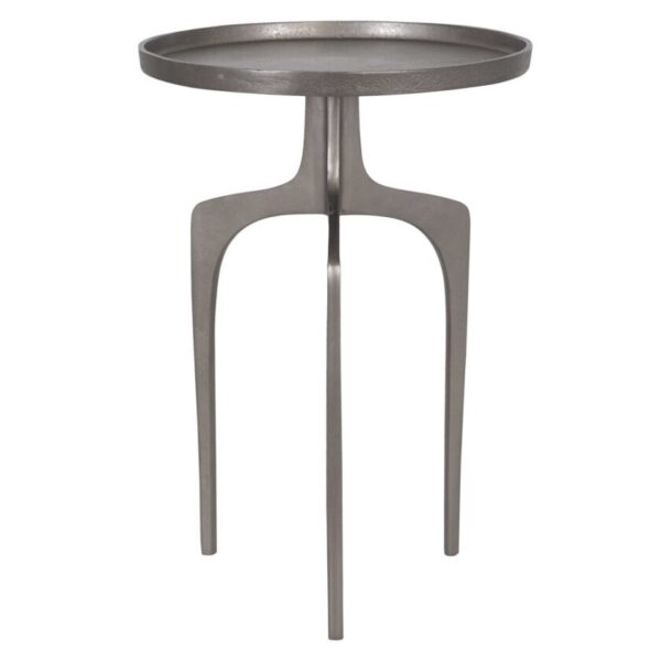 CAST ALUMINUM END TABLE