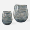 AURORA SWIRL VASE SET OF 2