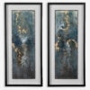 GLIMMERING AGATE FRAMED PRINTS