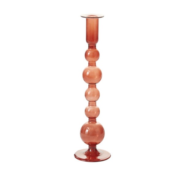 AMBER MALAGA CANDLE HOLDER