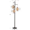 THREE DRUM SHAPED FLOOR LAMP - Image 7