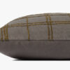 CHARCOAL WITH OLIVE PLAID PILLOW SET - Image 4