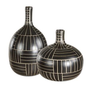 GRAPHITE STRIDE VASES SET