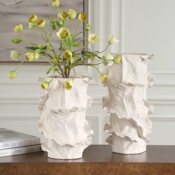 RIPPLE CREST VASES SET - Image 4