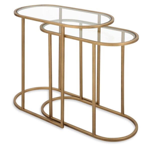 TARYN IRON NESTING TABLES - Image 4