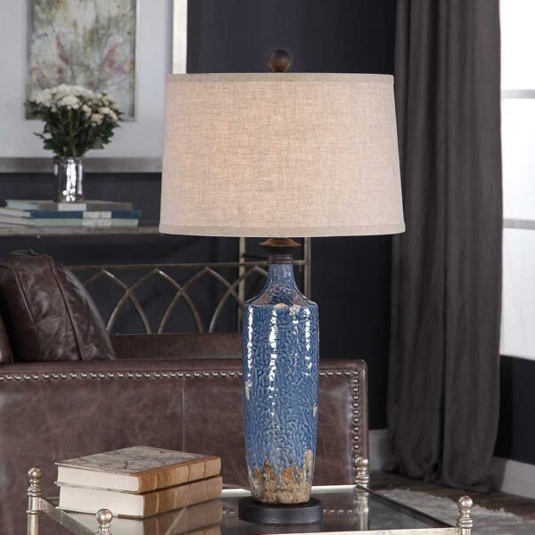 GENOA BLUE TABLE LAMP - Image 2