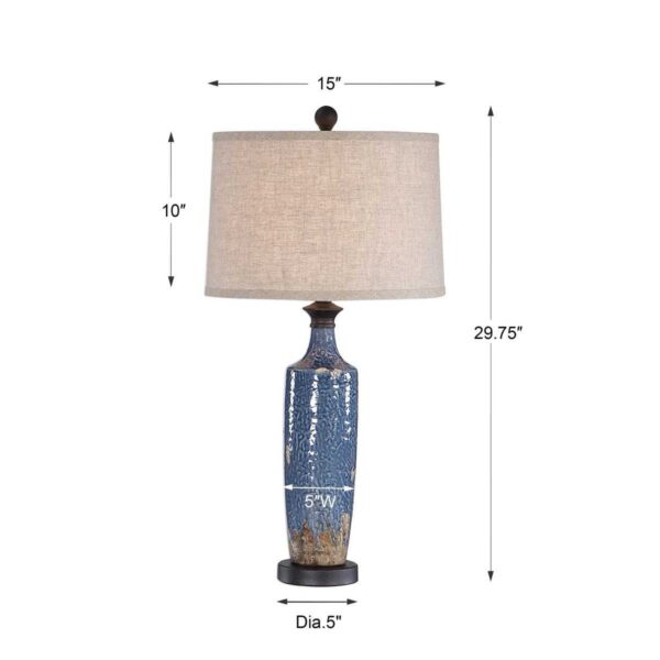 GENOA BLUE TABLE LAMP - Image 8