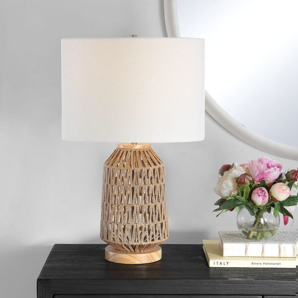 WOVEN ROPE TABLE LAMP - Image 2