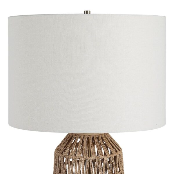 WOVEN ROPE TABLE LAMP - Image 5