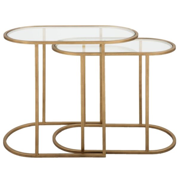 TARYN IRON NESTING TABLES