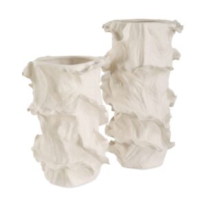 RIPPLE CREST VASES SET