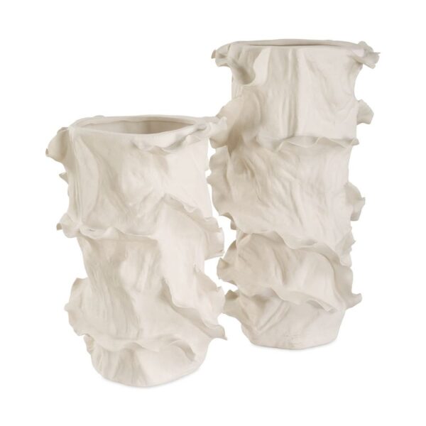 RIPPLE CREST VASES SET